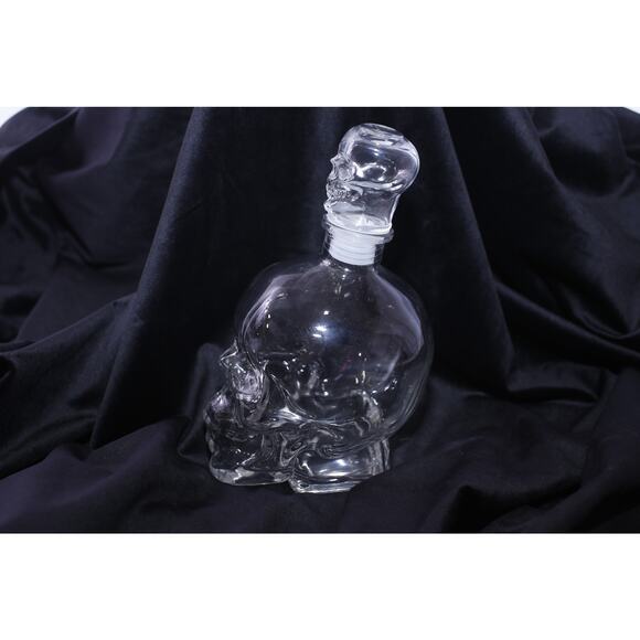 Skull, Crystal Head, Bottle, Vodka, Skull Cap, Drinkware, Design ~ 250826-WH 527 - Picture 2 of 5